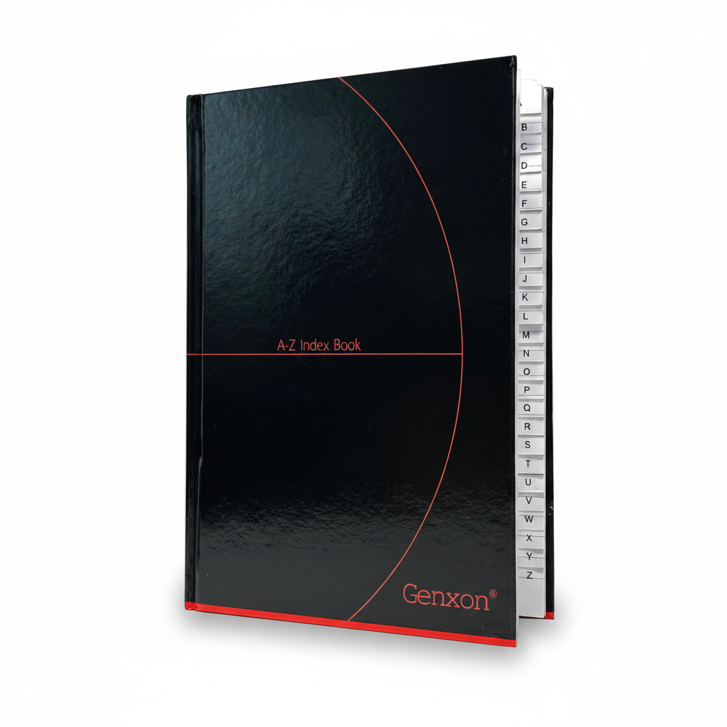 GenXon A5 A-Z Index Book - Square