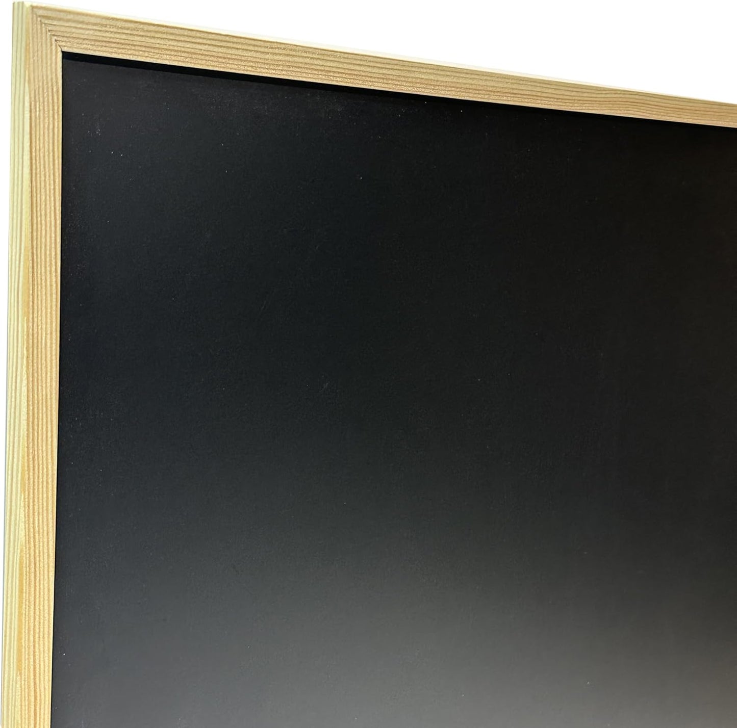 Genxon Wooden Framed Black Chalk Boards – 90x60cm, 60x40cm & 40x30cm for Home, Office & School