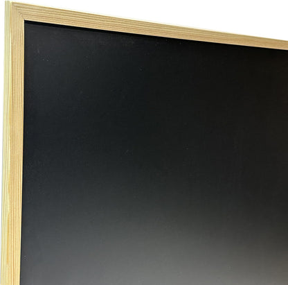 Genxon Wooden Framed Black Chalk Boards – 90x60cm, 60x40cm & 40x30cm for Home, Office & School