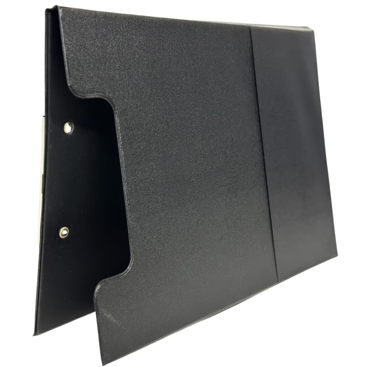 A4 Fold-Over Clipboard | Black | Low-Profile Metal Clip & Inner Pocket