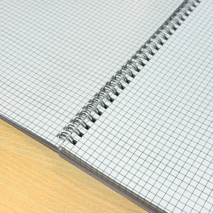 Maths Notebook – 5mm Squared Graph Paper Exercise Book | 160 Pages | A4 & A5 | Wirebound | 80gsm