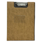 A4 Clipboard Folder | Leatherette Fold-Over Document Holder | Metal Clip & Inner Pocket | 4 Colours