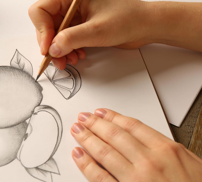 Spiral Hardback Kraft Sketchbook | A3 A4 A5 | 60 Sheets 160gsm | Art Journal for Adults & Children
