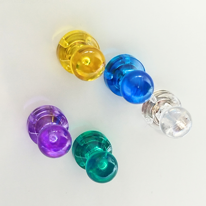 Colourful Strong Magnetic Push Pin Magnets – Pack of 25 (5 Assorted Colours)