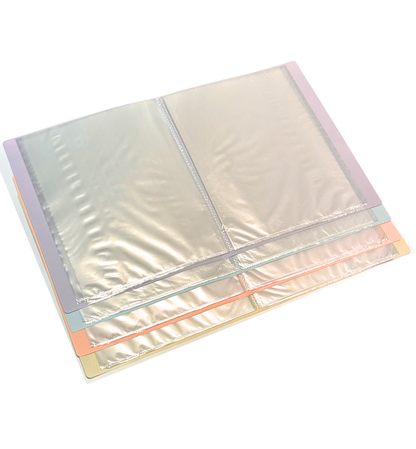 A4 Display Book Presentation Folder | 10 20 30 40 60 Pockets | Pastel Portfolio File