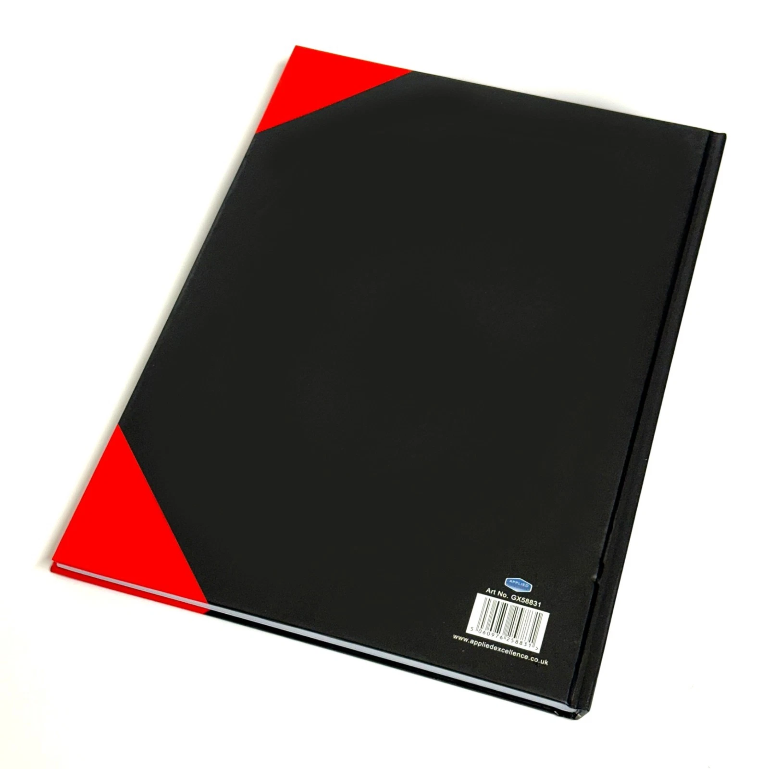 Red & Black A4 Hardcover Notebook | 160 Pages Lined & Ruled | 100gsm Premium Paper