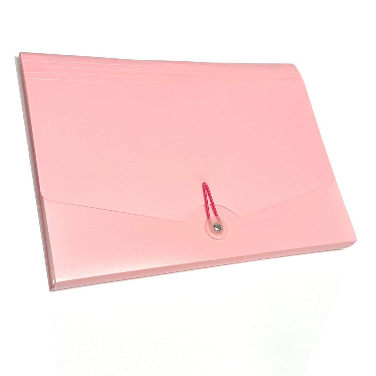 Expanding File Folder A4 – 12 Pocket Document Organiser with Index Labels | Pastel Pink, Blue & Green