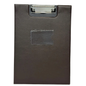 A4 Clipboard Folder | Leatherette Fold-Over Document Holder | Metal Clip & Inner Pocket | 4 Colours