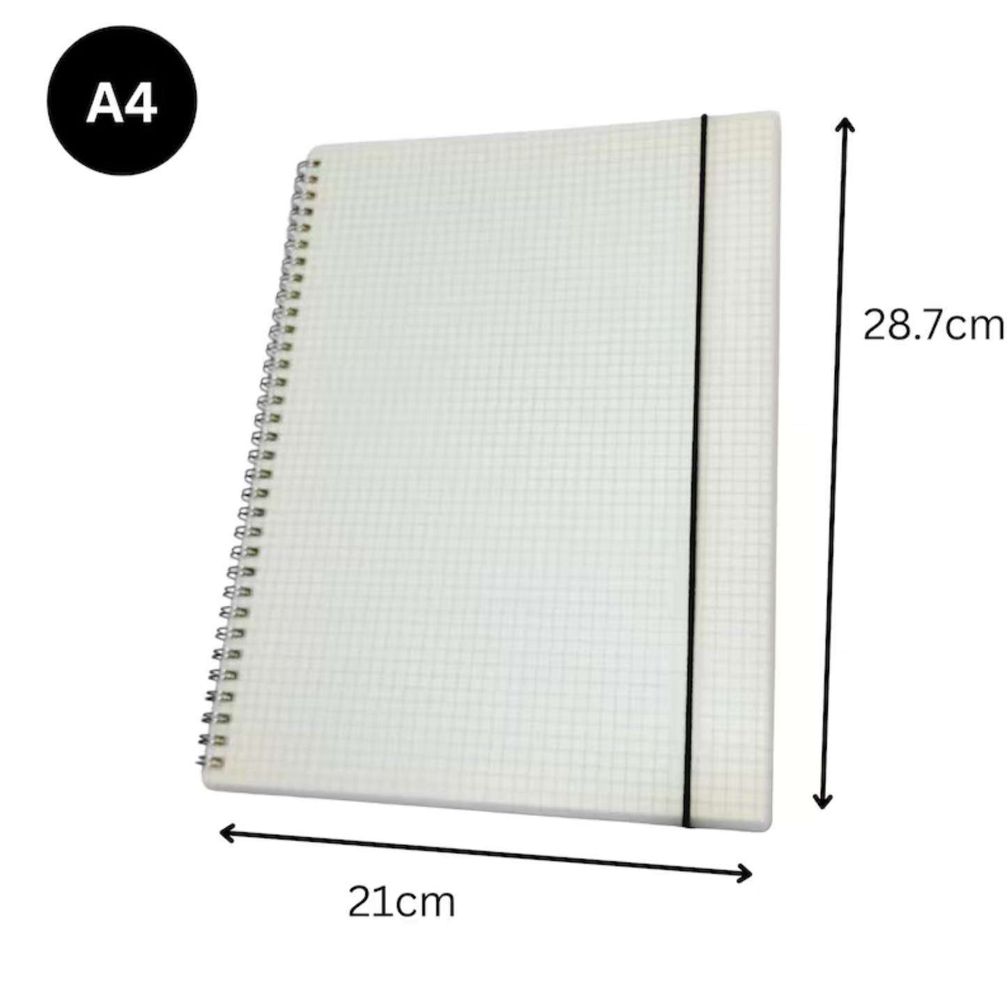 Maths Notebook – 5mm Squared Graph Paper Exercise Book | 160 Pages | A4 & A5 | Wirebound | 80gsm