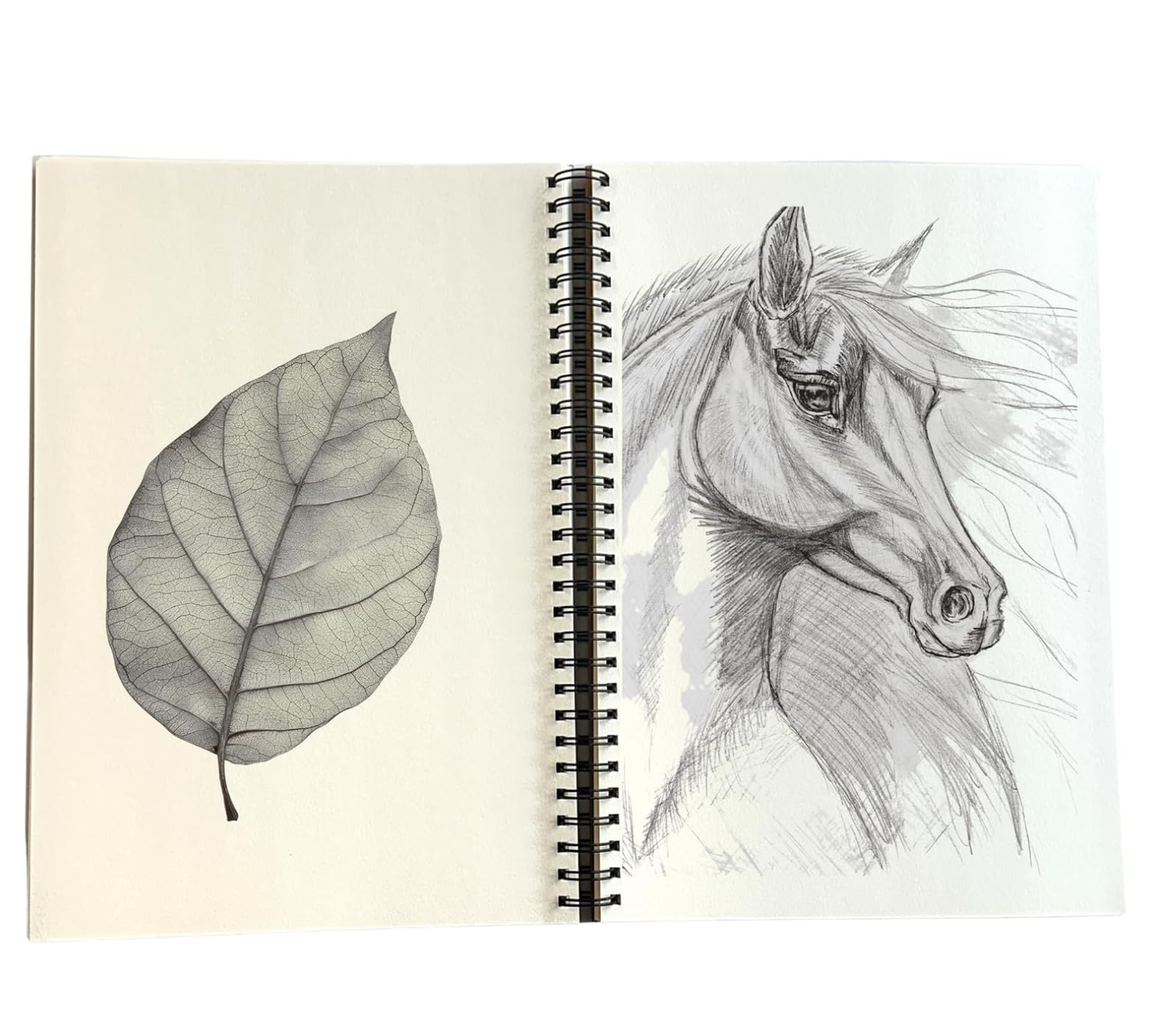 Spiral Hardback Kraft Sketchbook | A3 A4 A5 | 60 Sheets 160gsm | Art Journal for Adults & Children