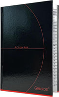 A5 Hard Cover A-Z Index Notebook with Tabbed Organiser