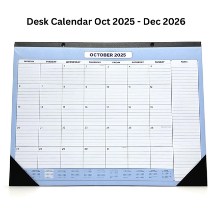 2026 DESK CALENDAR LARGE PLANNER PAD FOR HOME OFFICE SCHOOL
