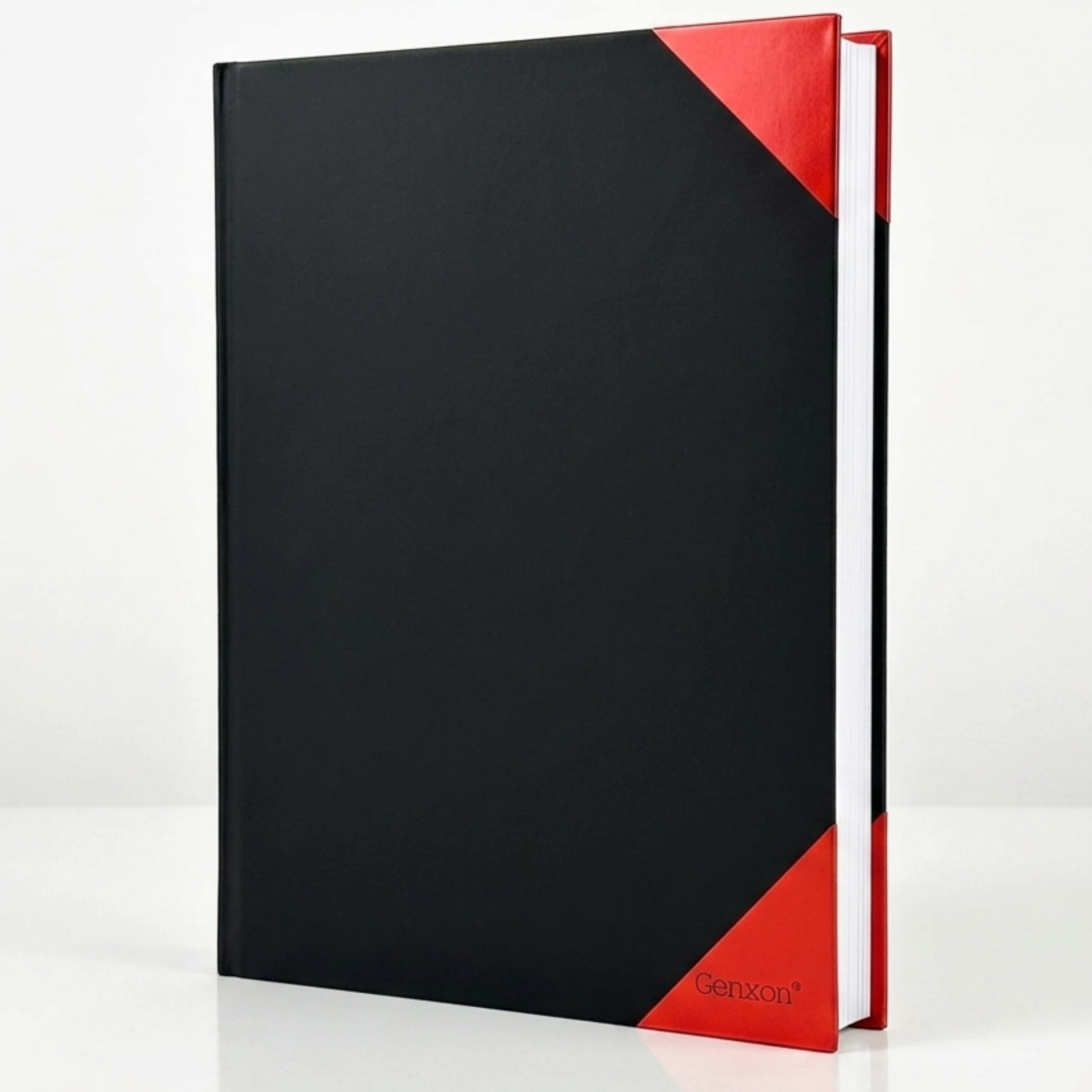 Red & Black A4 Hardcover Notebook | 160 Pages Lined & Ruled | 100gsm Premium Paper
