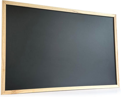 Genxon Wooden Framed Black Chalk Boards – 90x60cm, 60x40cm & 40x30cm for Home, Office & School