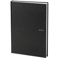 A4 Hardback Notebook 160 Pages 100gsm Lined Ruled with Margin Red Black Blue