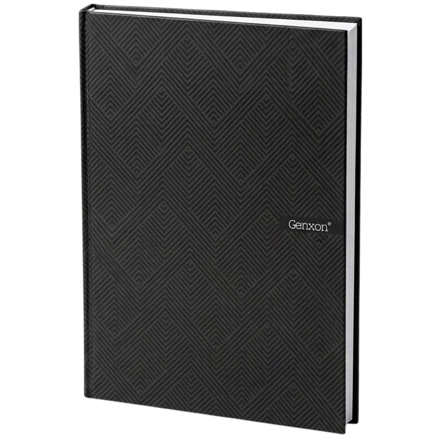 A4 Hardback Notebook 160 Pages 100gsm Lined Ruled with Margin Red Black Blue