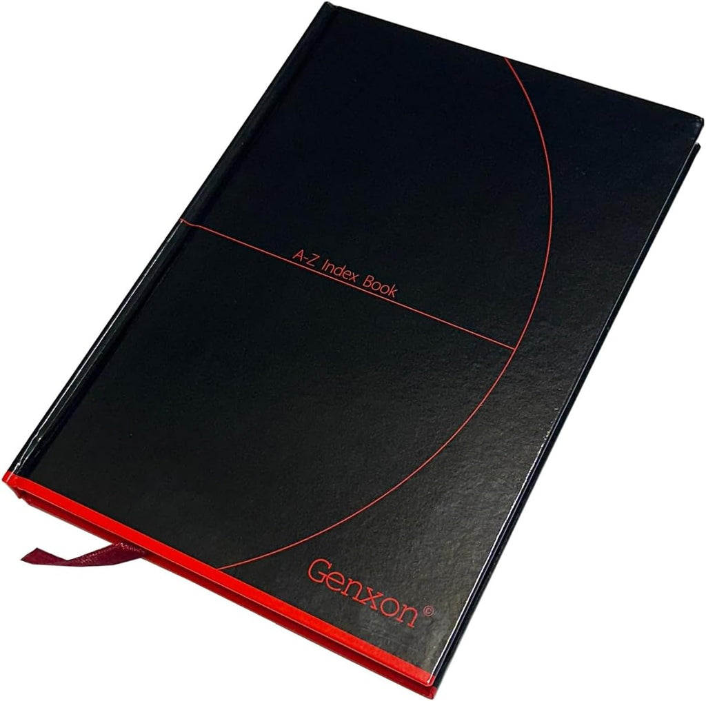 A5 Hard Cover A-Z Index Notebook with Tabbed Organiser