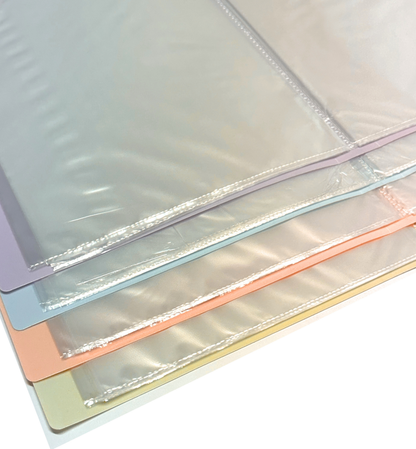 A4 Display Book Presentation Folder | 10 20 30 40 60 Pockets | Pastel Portfolio File