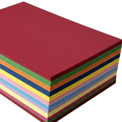 A4 Cards – Pack of 25 Sheets | Premium Heavyweight Cardstock- 4 colours