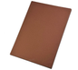 Brown craft card sheets on a white background