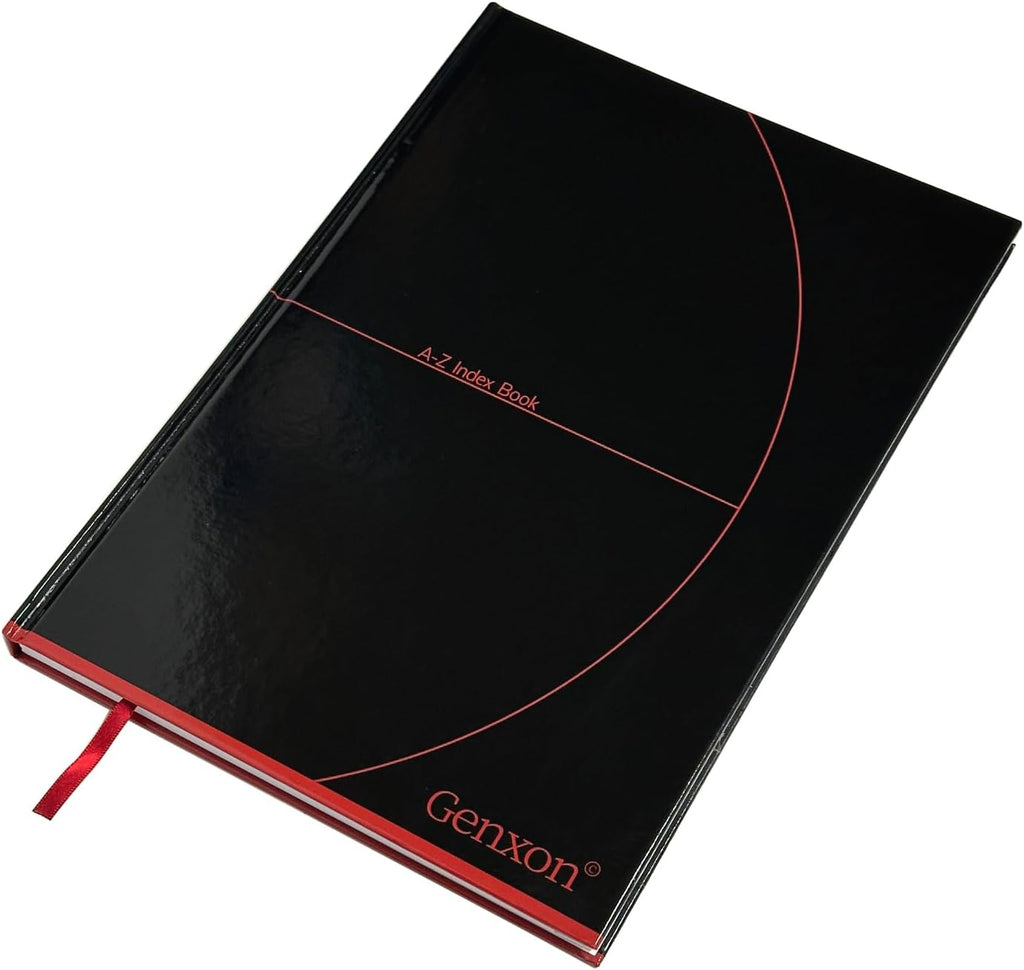 A4 Hard Cover A-Z Index Notebook with Tabbed Organiser