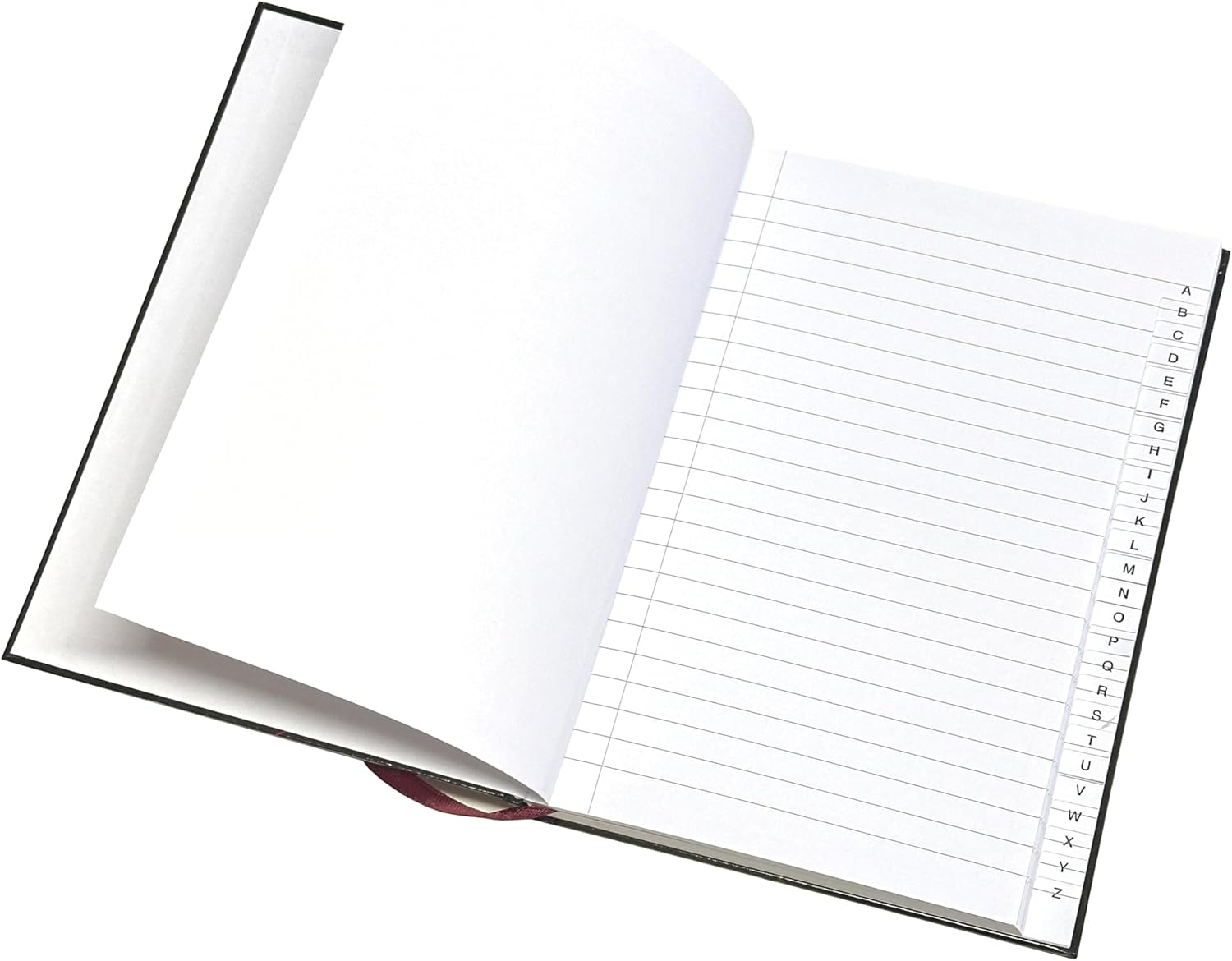A5 Hard Cover A-Z Index Notebook with Tabbed Organiser