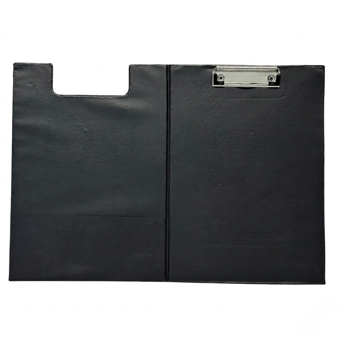 A4 Clipboard Folder | Leatherette Fold-Over Document Holder | Metal Clip & Inner Pocket | 4 Colours