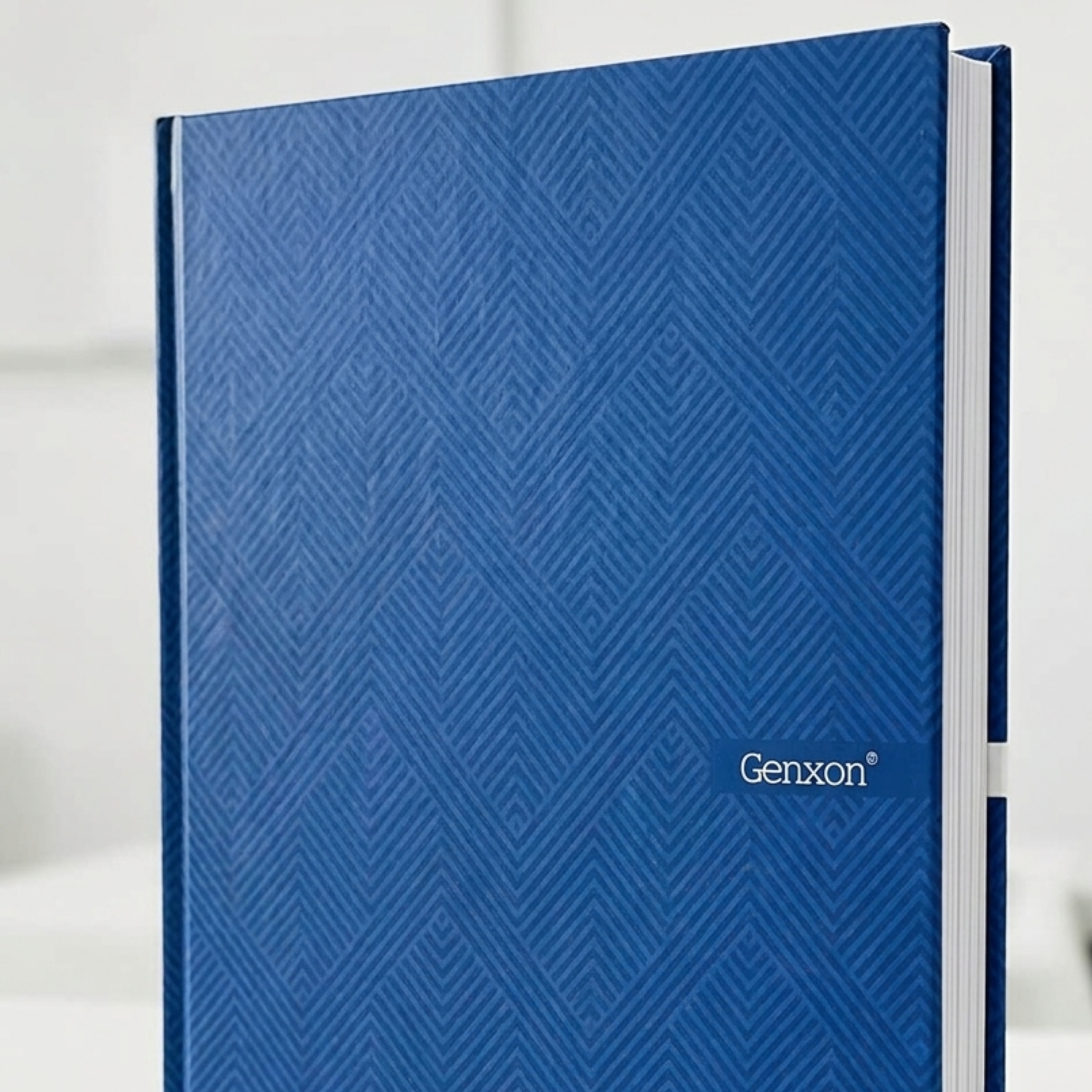 A4 Hardback Notebook 160 Pages 100gsm Lined Ruled with Margin Red Black Blue