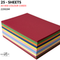  A4 mix colour cards 10 vibrant colours  , 220gsm card weight, bright colours, featuring Genxon branding