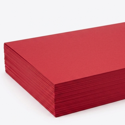 A2 Red Card 180gsm | Thick Craft Cardstock | Pack of 10 Sheets