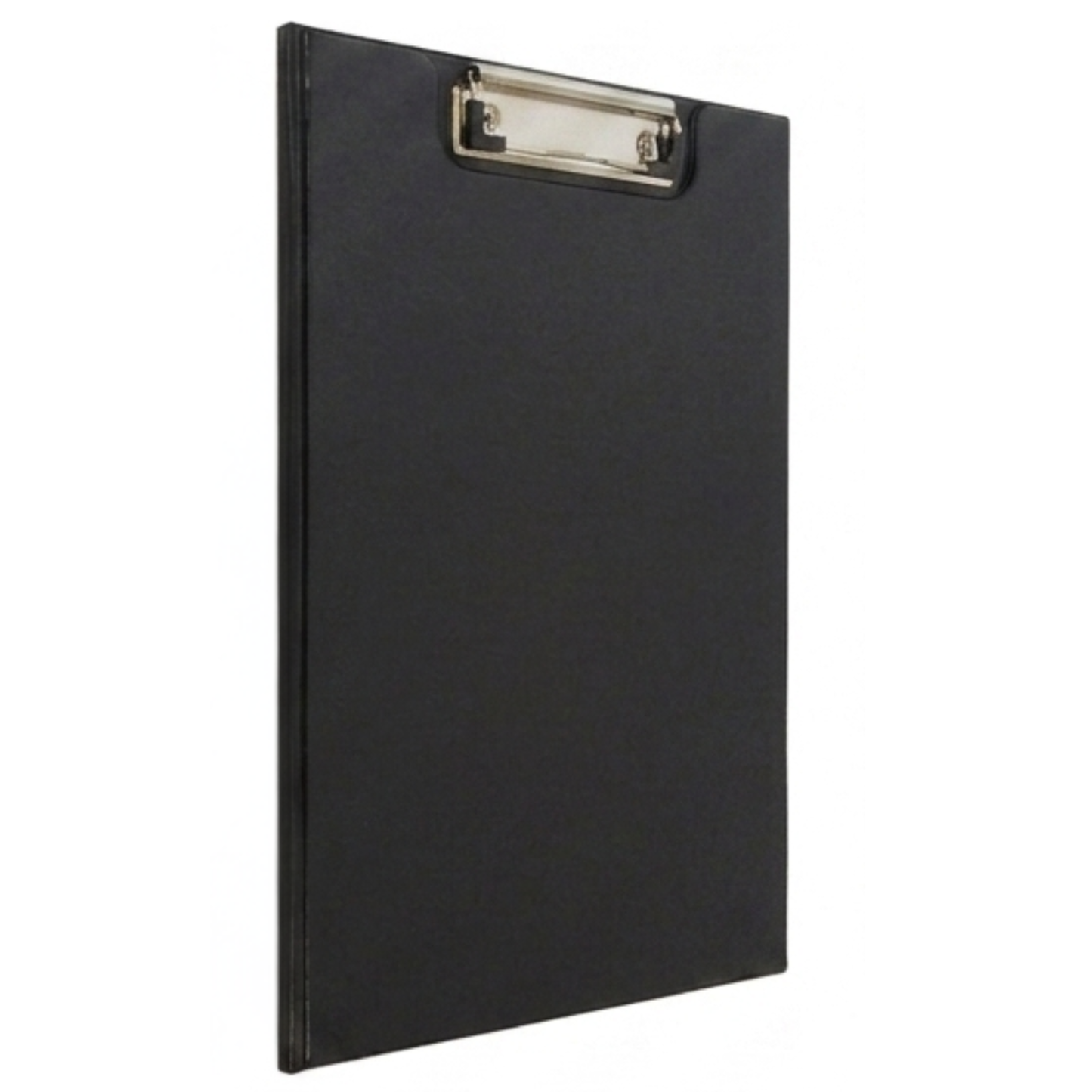 A4 Fold-Over Clipboard | Black | Low-Profile Metal Clip & Inner Pocket