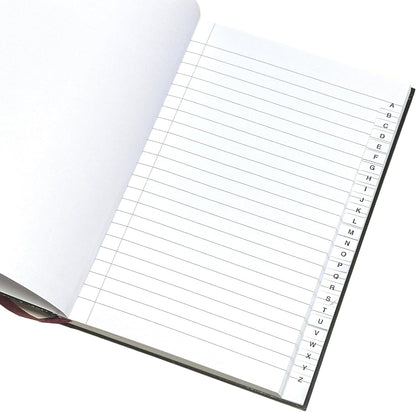 A5 Hard Cover A-Z Index Notebook with Tabbed Organiser