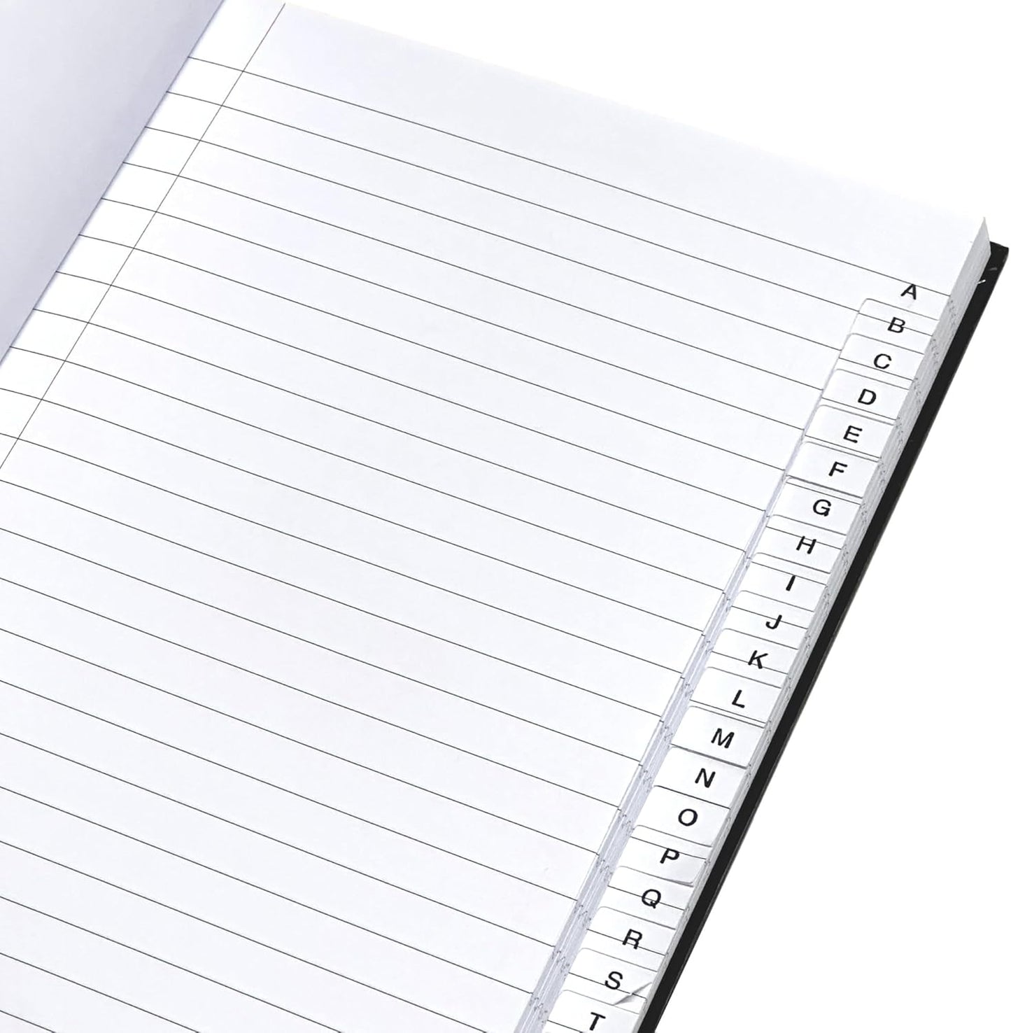 A5 Hard Cover A-Z Index Notebook with Tabbed Organiser