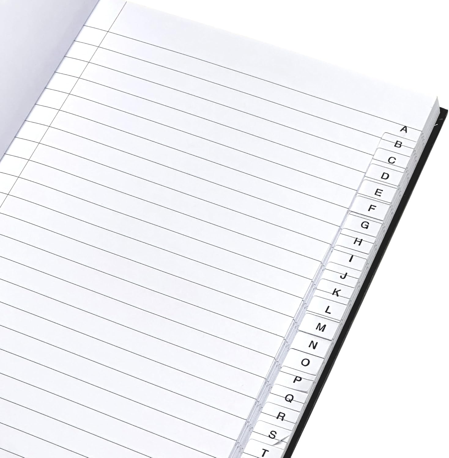 A5 Hard Cover A-Z Index Notebook with Tabbed Organiser