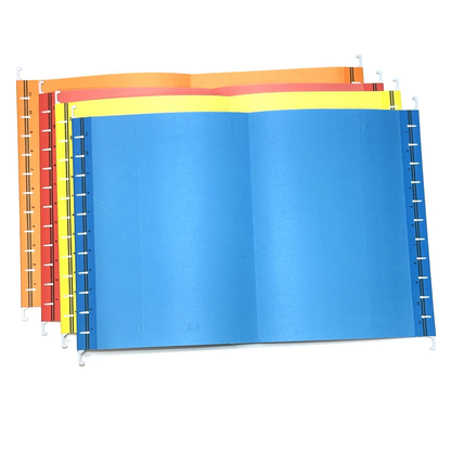 A4 Suspension Files with Labels & Clear Holders – Mixed Colours - 10/20/30 Pack