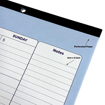 A3 Large Monthly Planner Pad | 15-Month Desk Calendar Oct 2025–Dec 2026 | One Month Per Page with Notes