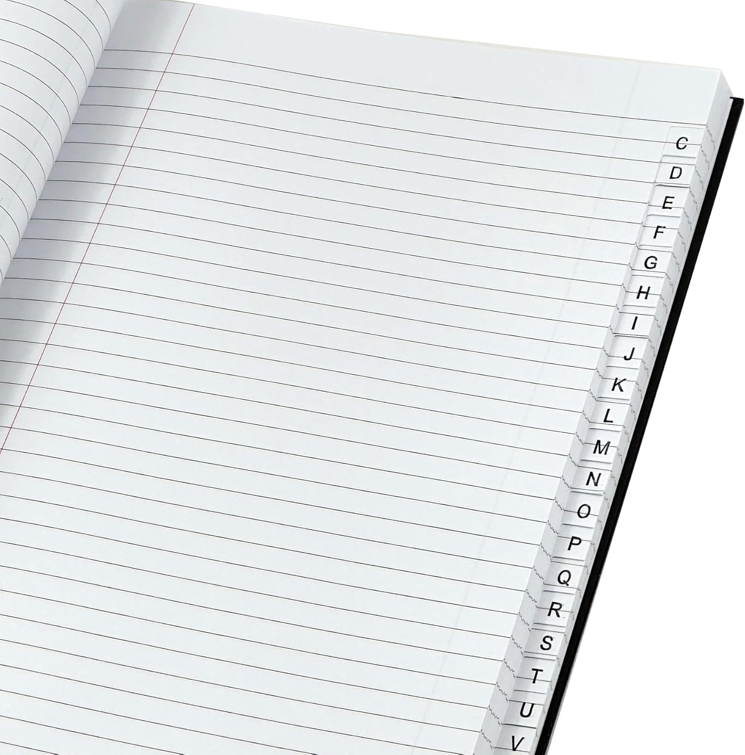 A4 Hard Cover A-Z Index Notebook with Tabbed Organiser