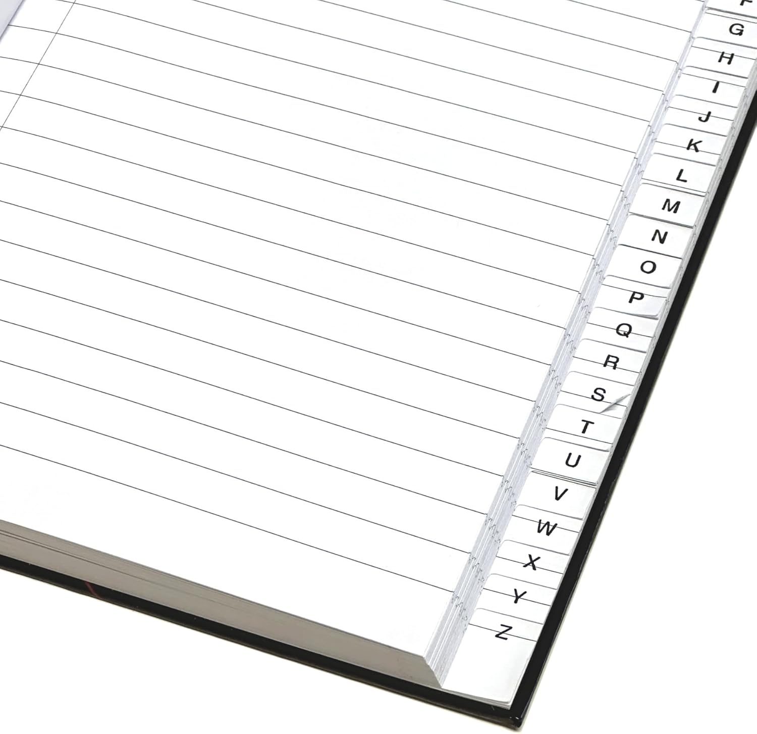 A5 Hard Cover A-Z Index Notebook with Tabbed Organiser