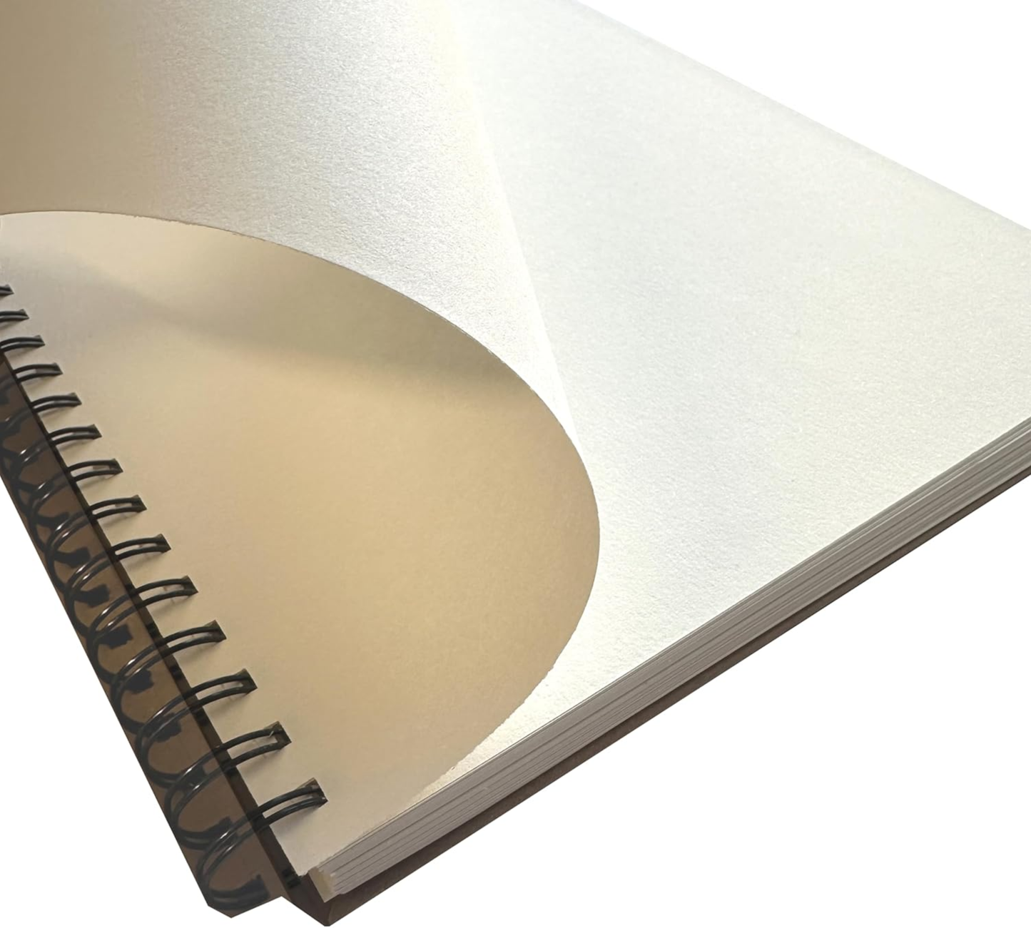 Spiral Hardback Kraft Sketchbook | A3 A4 A5 | 60 Sheets 160gsm | Art Journal for Adults & Children