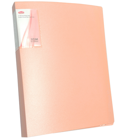 A4 Display Book Presentation Folder | 10 20 30 40 60 Pockets | Pastel Portfolio File