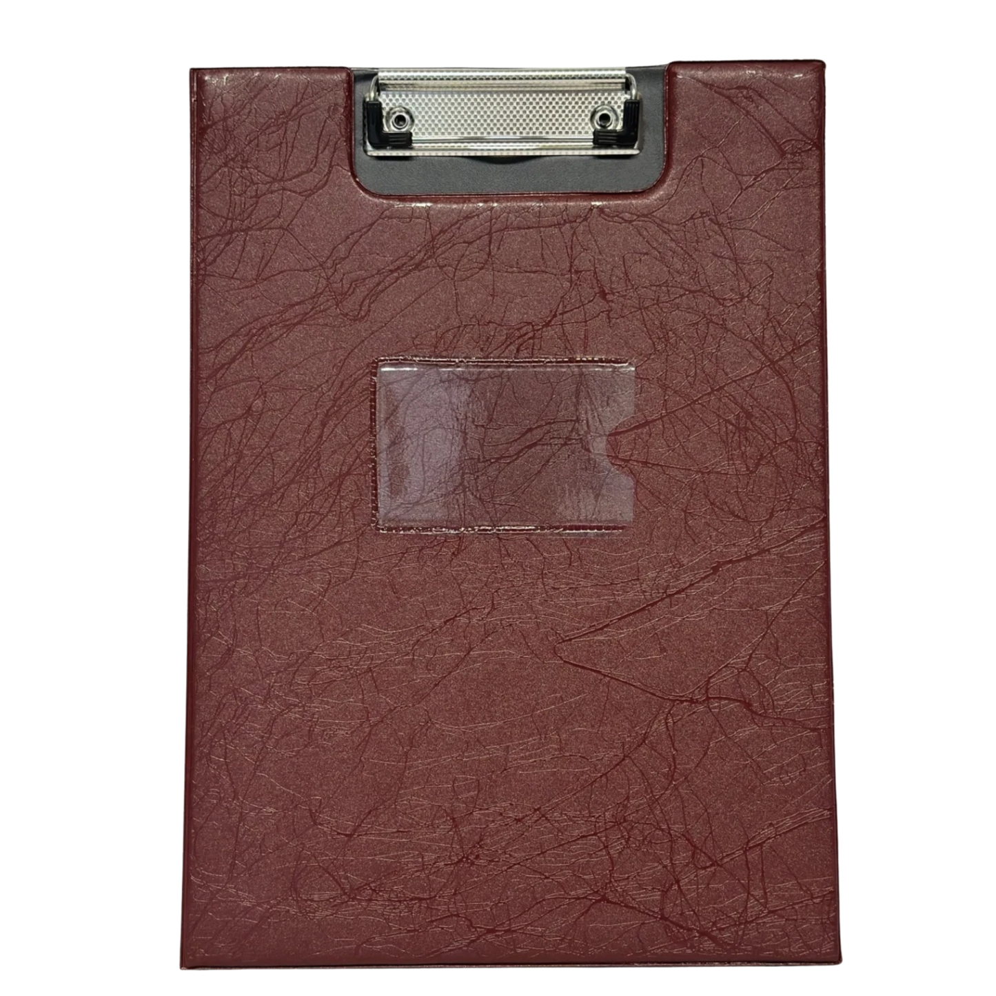 A4 Clipboard Folder | Leatherette Fold-Over Document Holder | Metal Clip & Inner Pocket | 4 Colours