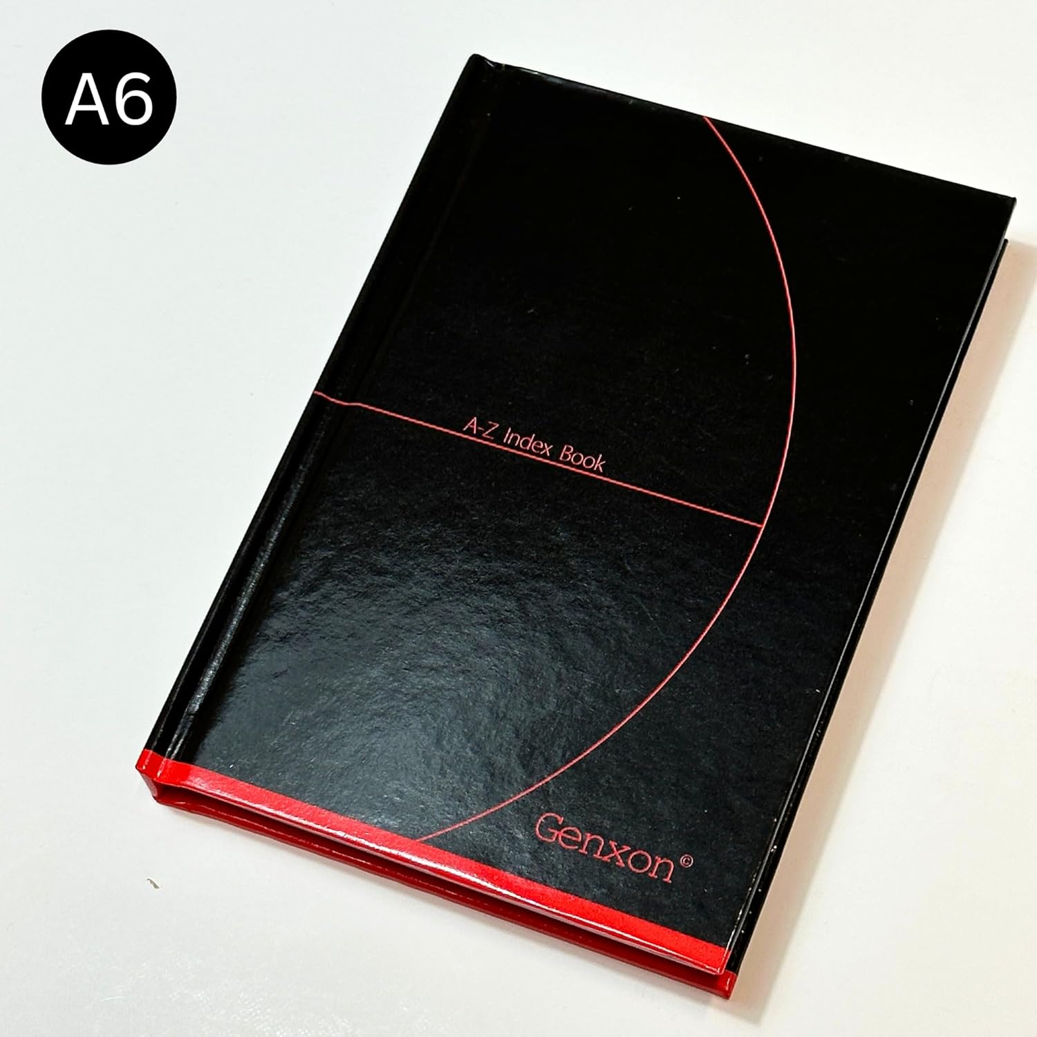 A6 Hard Cover Index Notebook – 192 Pages, A-Z Tabbed