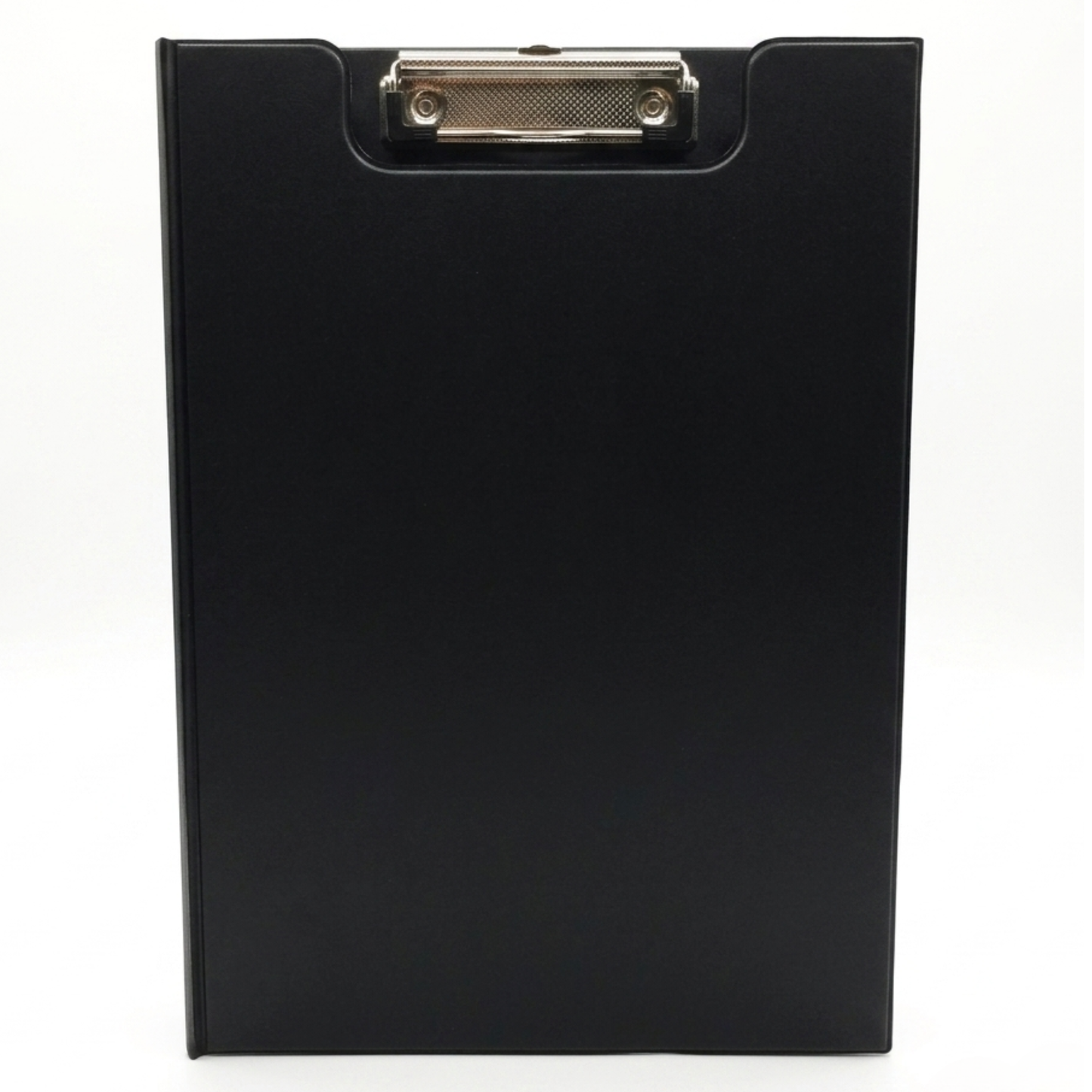 A4 Fold-Over Clipboard | Black | Low-Profile Metal Clip & Inner Pocket