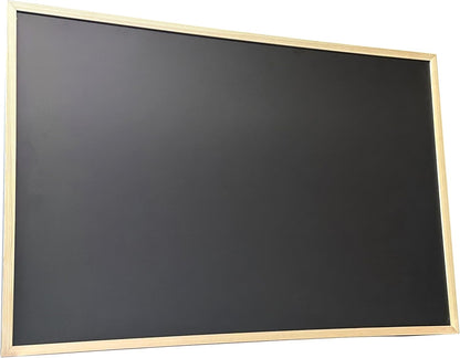 Genxon Wooden Framed Black Chalk Boards – 90x60cm, 60x40cm & 40x30cm for Home, Office & School