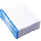 Blue Spine A4 Punch Pockets Pack of 50 Crystal Clear Filing Wallets for Ring Binders