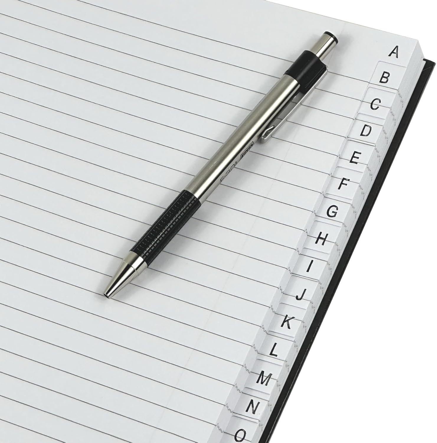 A4 Hard Cover A-Z Index Notebook with Tabbed Organiser