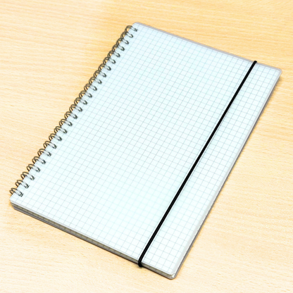 Maths Notebook – 5mm Squared Graph Paper Exercise Book | 160 Pages | A4 & A5 | Wirebound | 80gsm