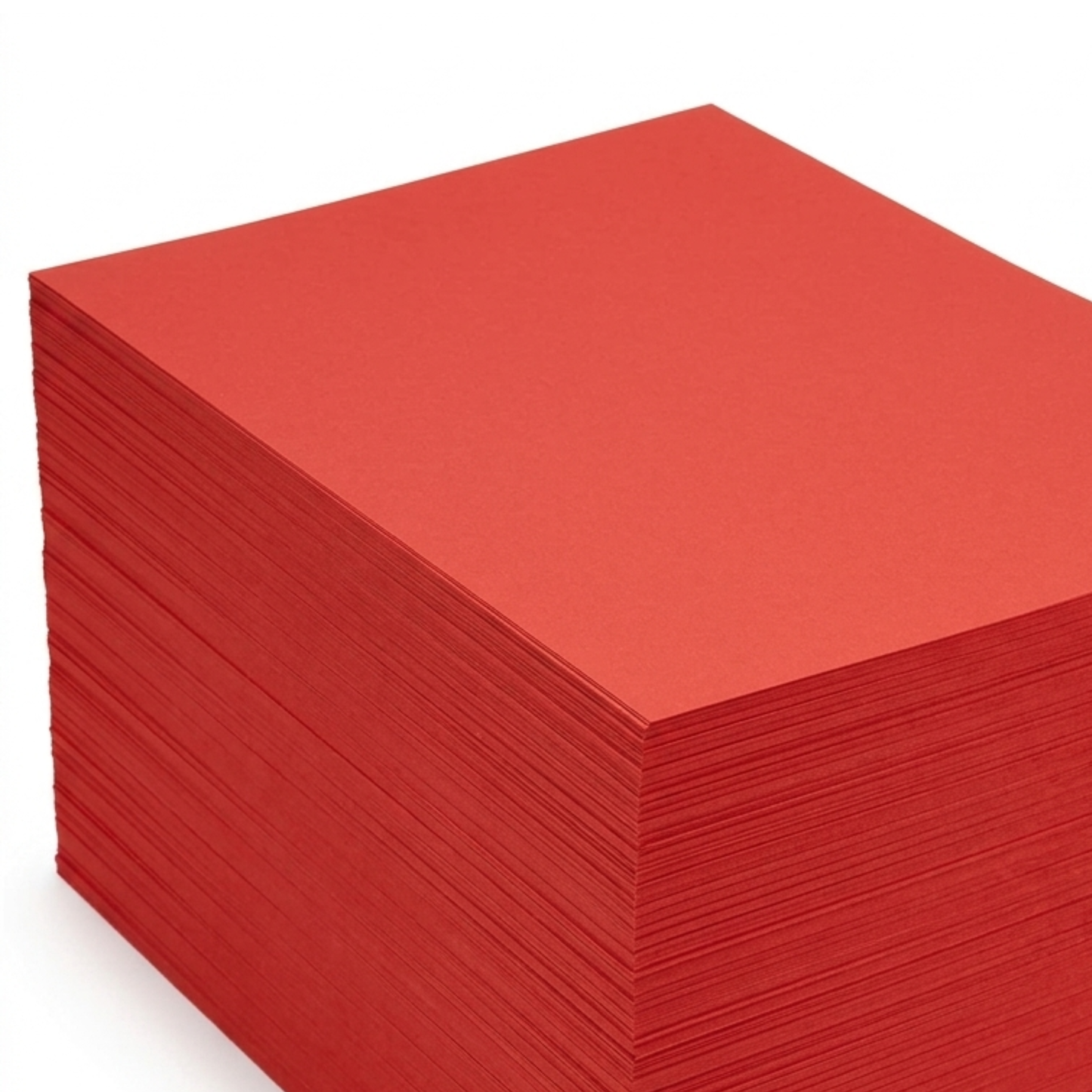 A2 Red Card 180gsm | Thick Craft Cardstock | Pack of 10 Sheets