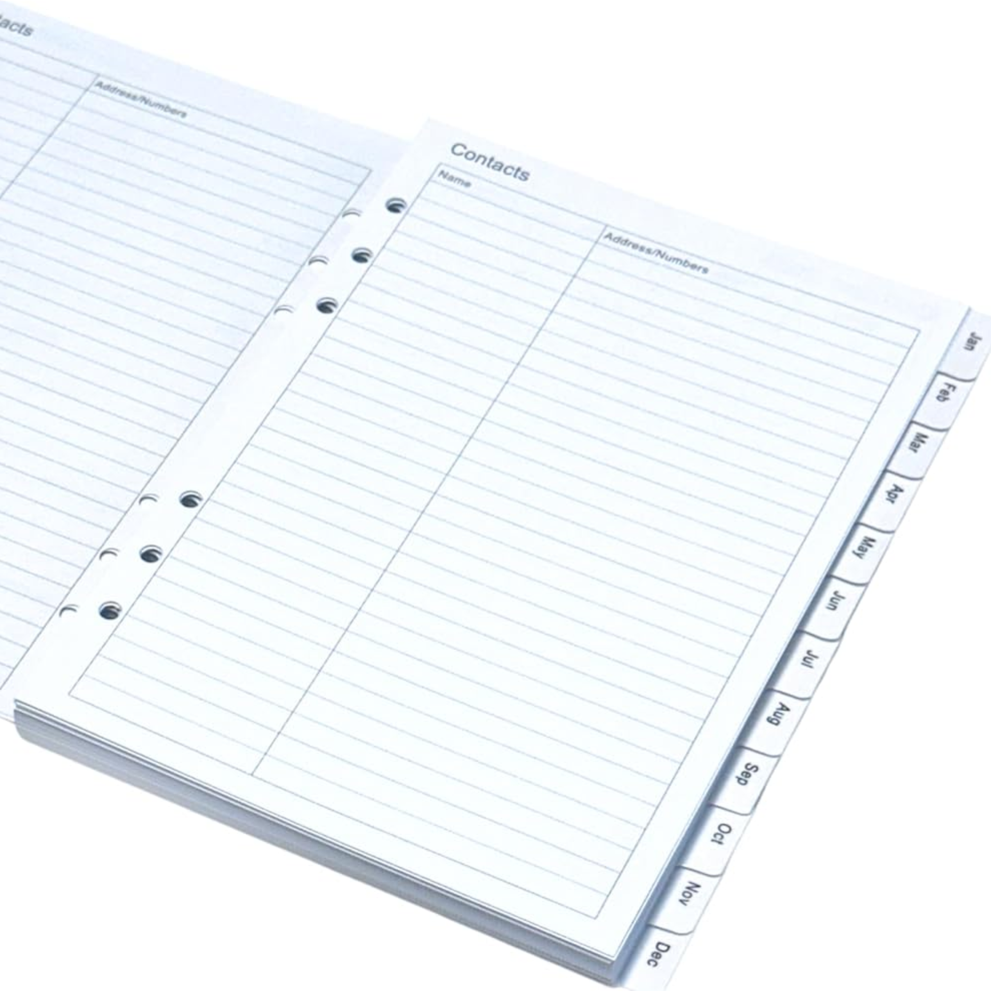 REFILL DIARY PAGES FILOFAX COMPATIBLE  A5 PLANNER INSERT 2026