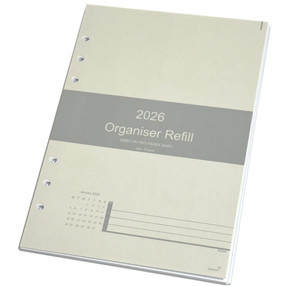2026 Diary Refill Pages A5 Week to View